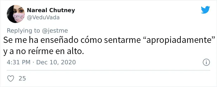 "Dime que eres una mujer sin decirme que eres una mujer" (20 tuits)