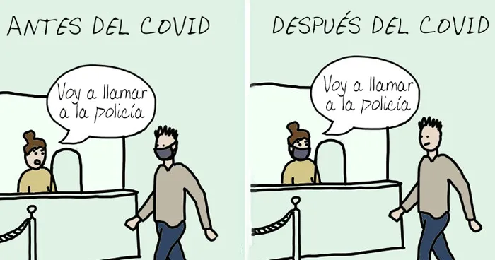 15 Caricaturas Que Comparan Cómo el COVID-19 Lo Ha Cambiado Todo
