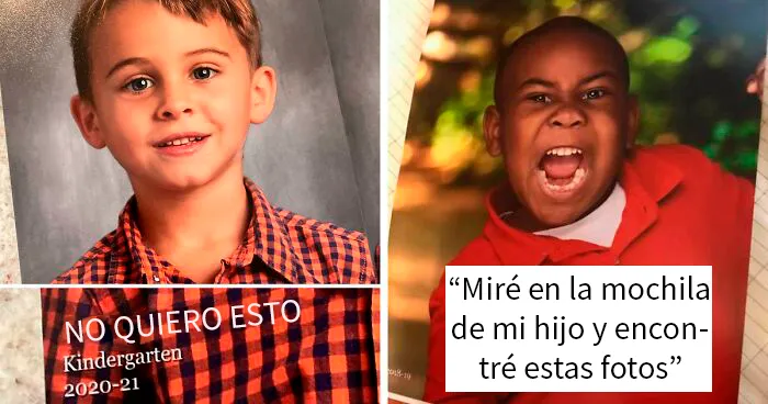 40 Niños muy graciosos arruinando sus fotos escolares, y sus padres no saben si reír o llorar
