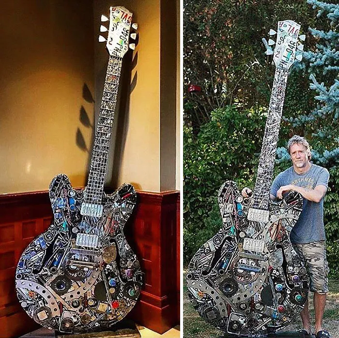 Artista Autodidacta Americano Convierte Materiales Recuperados En Esculturas Alucinantes (30 imágenes)