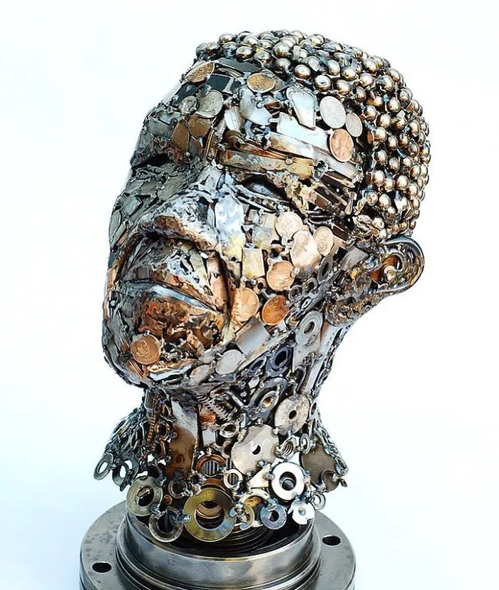 Artista Autodidacta Americano Convierte Materiales Recuperados En Esculturas Alucinantes (30 imágenes)