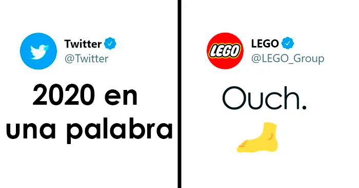 20 de las mejores respuestas de empresas al desafío "Describe 2020 en una palabra" de Twitter