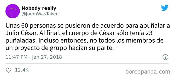 15 Personas que tuvieron que hacer trabajos en grupo con compañeros terribles, y decidieron avergonzarlos en internet