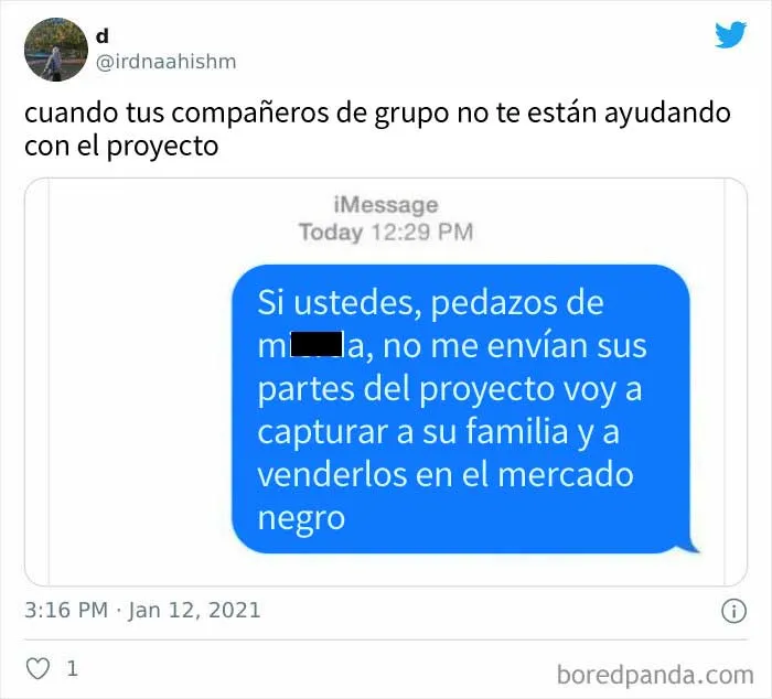 15 Personas que tuvieron que hacer trabajos en grupo con compañeros terribles, y decidieron avergonzarlos en internet