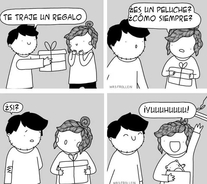 Esta artista dibuja la vida con su novio y sus dificultades diarias en 15 nuevos cómics
