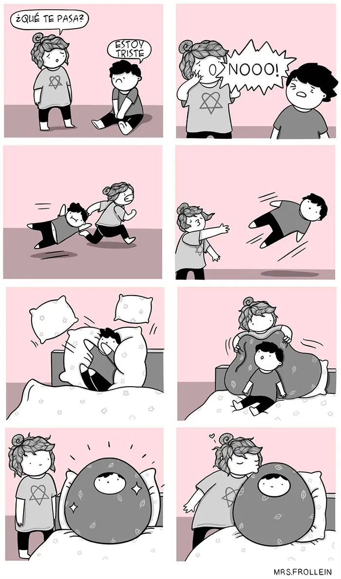 Esta artista dibuja la vida con su novio y sus dificultades diarias en 15 nuevos cómics