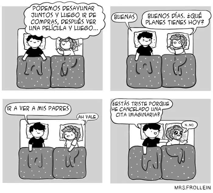 Esta artista dibuja la vida con su novio y sus dificultades diarias en 15 nuevos cómics