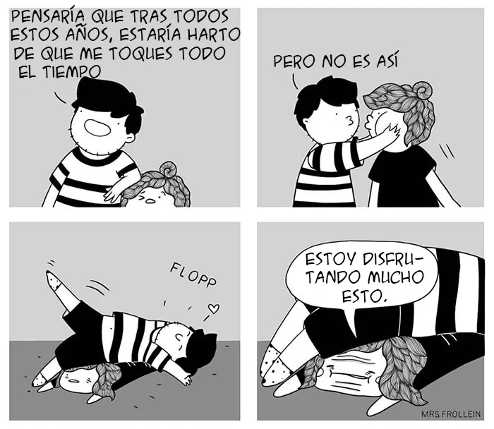 Esta artista dibuja la vida con su novio y sus dificultades diarias en 15 nuevos cómics