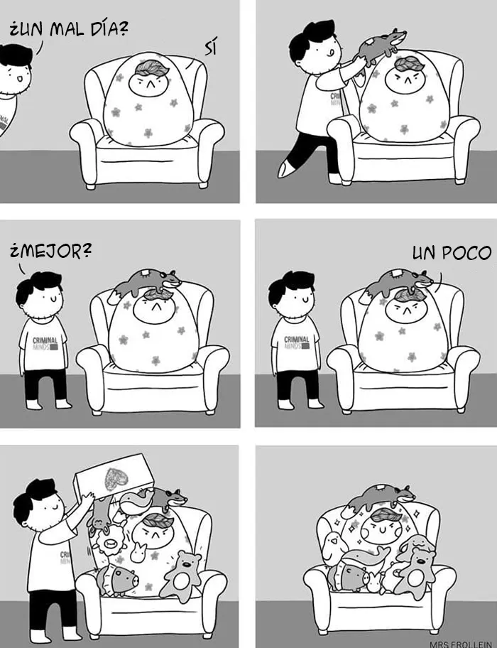 Esta artista dibuja la vida con su novio y sus dificultades diarias en 15 nuevos cómics