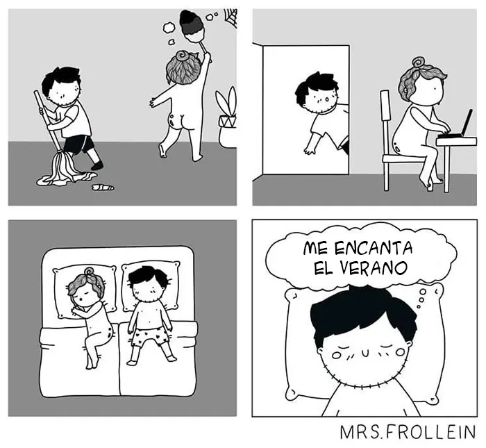 Esta artista dibuja la vida con su novio y sus dificultades diarias en 15 nuevos cómics