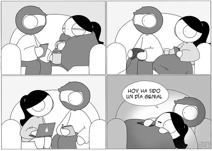Esta chica ilustra en secreto la vida con su novio, él sube los cómics a internet y se vuelven virales (15 nuevos cómics)