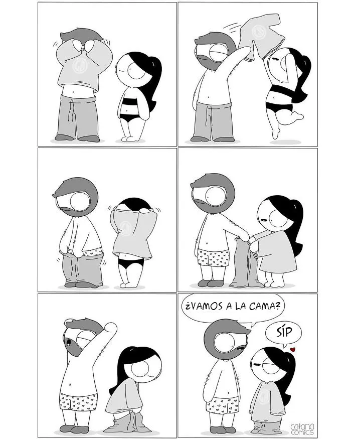 Esta chica ilustra en secreto la vida con su novio, él sube los cómics a internet y se vuelven virales (15 nuevos cómics)