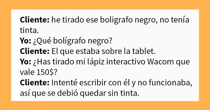 ¿Crees que tu trabajo es un asco? Entonces echa una ojeada a estas 20 conversaciones con clientes infernales