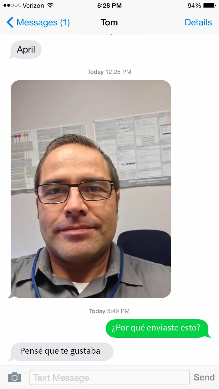 Las cosas que mi papá envía a mi mamá