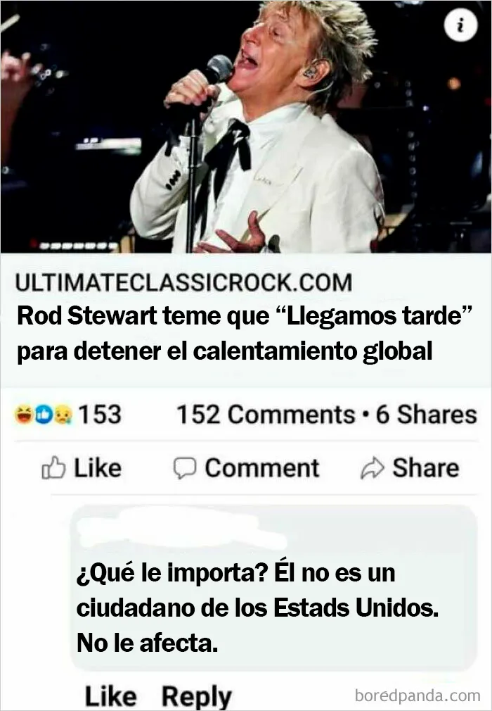 ¿Qué le importa? No es un ciudadano estadounidense, no le afecta