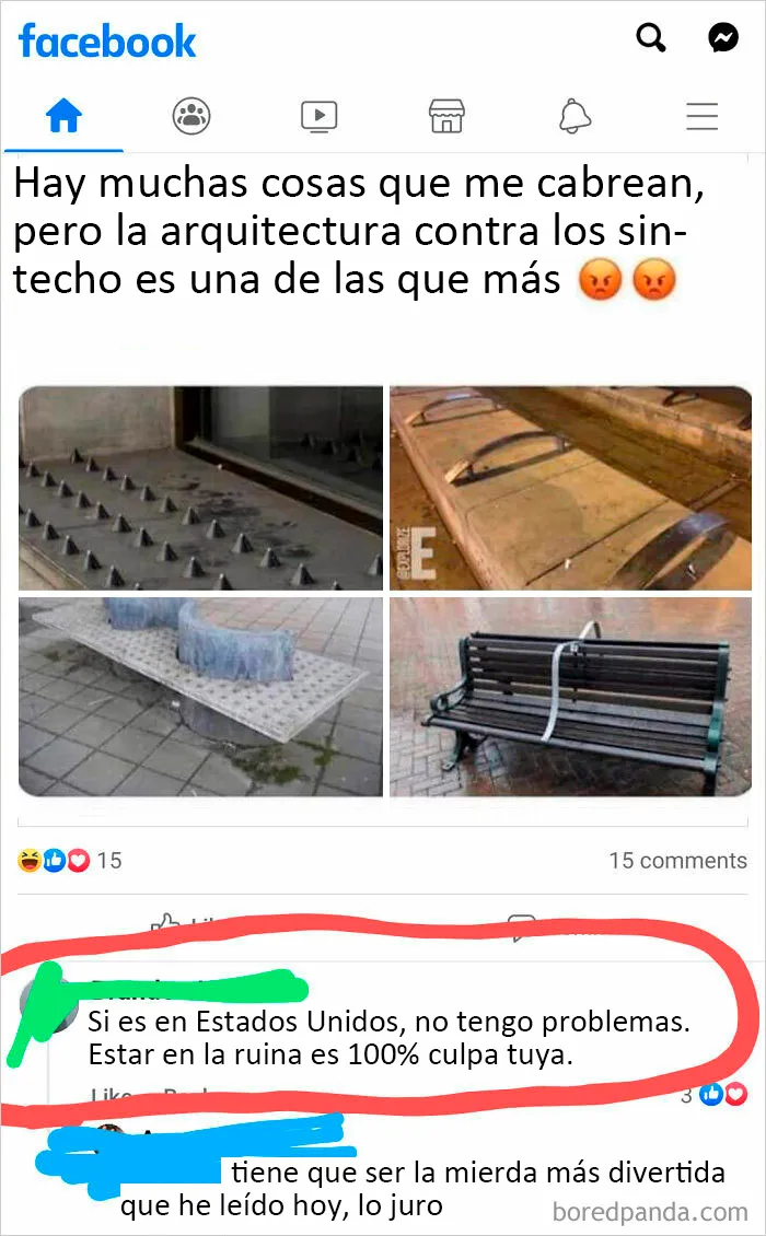 Estar arruinado en Estados Unidos es 100% culpa tuya