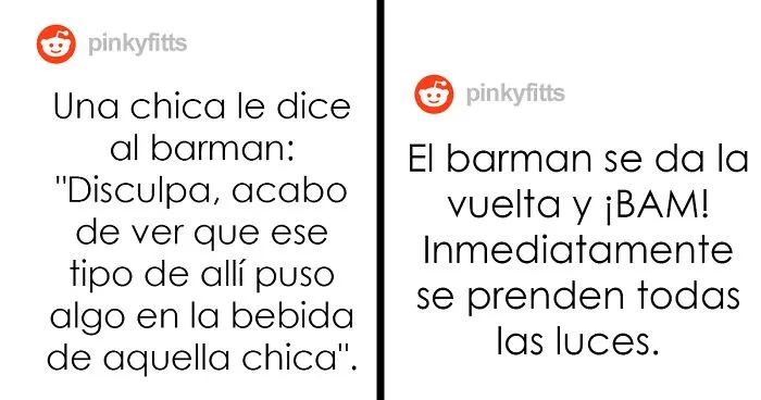La gente aplaude la manera en que este bar lidió con alguien que drogó la bebida de una mujer