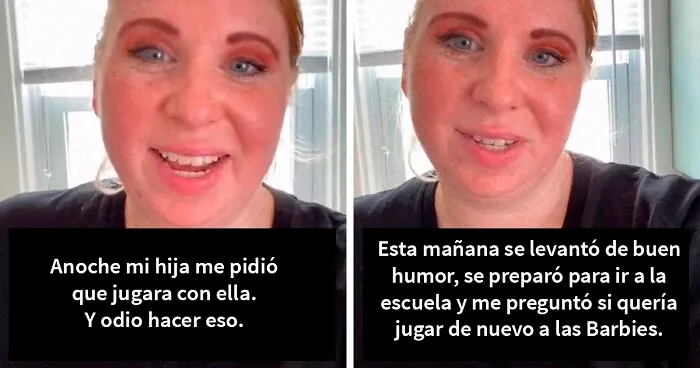 Se vuelve viral la honesta revelación de una madre a quien no le gusta jugar a las Barbies con su hija