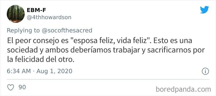 20 Tuits donde la gente comparte los peores consejos matrimoniales que han recibido