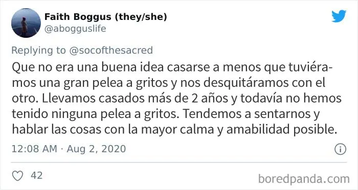 20 Tuits donde la gente comparte los peores consejos matrimoniales que han recibido