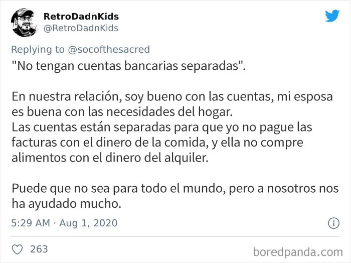 20 Tuits donde la gente comparte los peores consejos matrimoniales que han recibido
