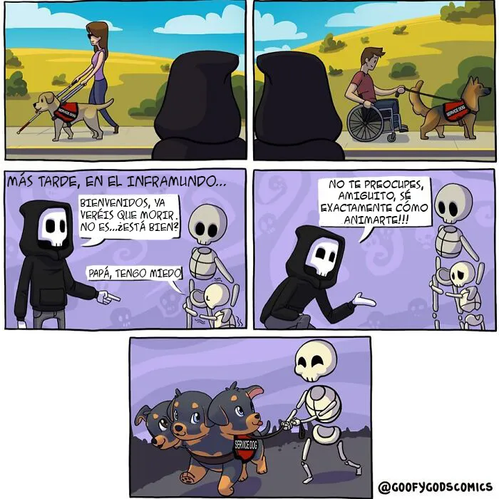 12 Divertidos cómics sobre cómo se enfrentan los dioses a los problemas diarios