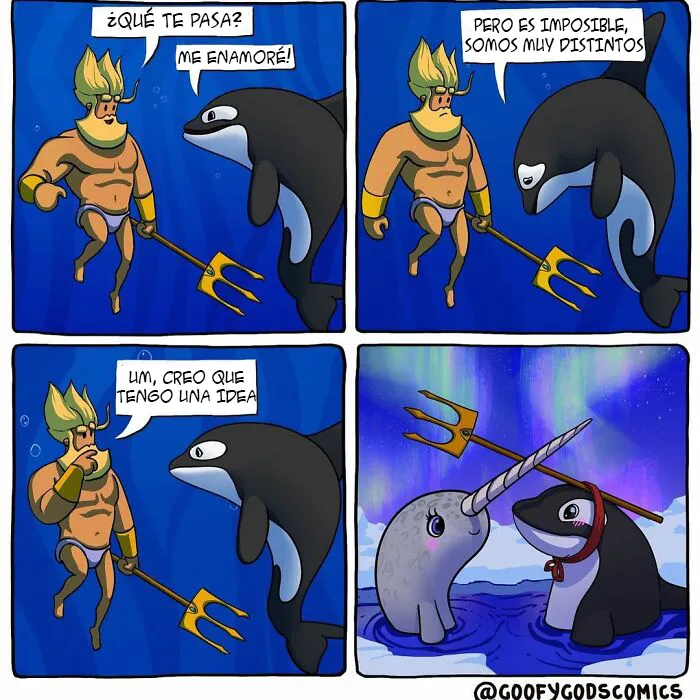 12 Divertidos cómics sobre cómo se enfrentan los dioses a los problemas diarios