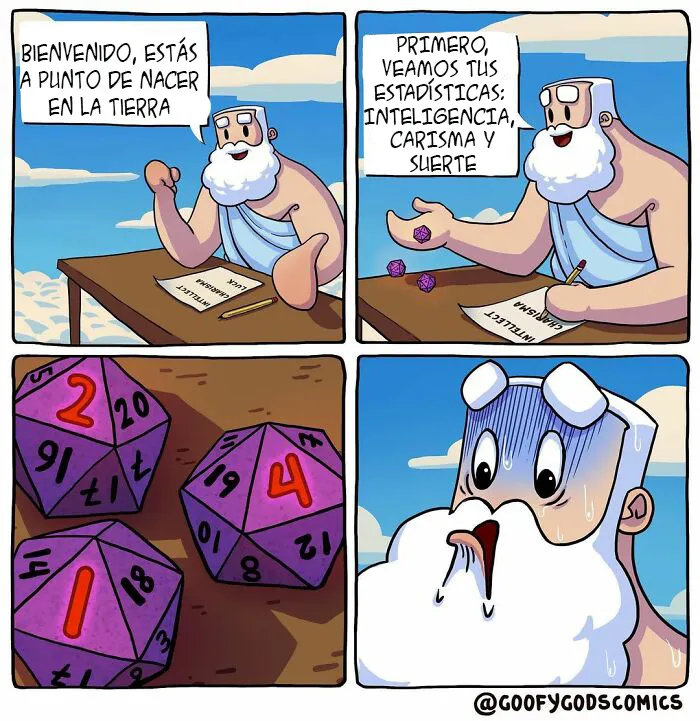 12 Divertidos cómics sobre cómo se enfrentan los dioses a los problemas diarios