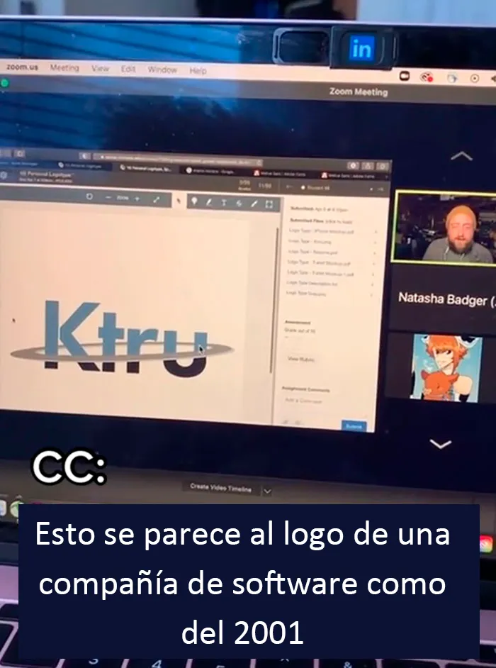 Este profesor de diseño gráfico se hace viral por burlarse con gracia de los trabajos de sus alumnos