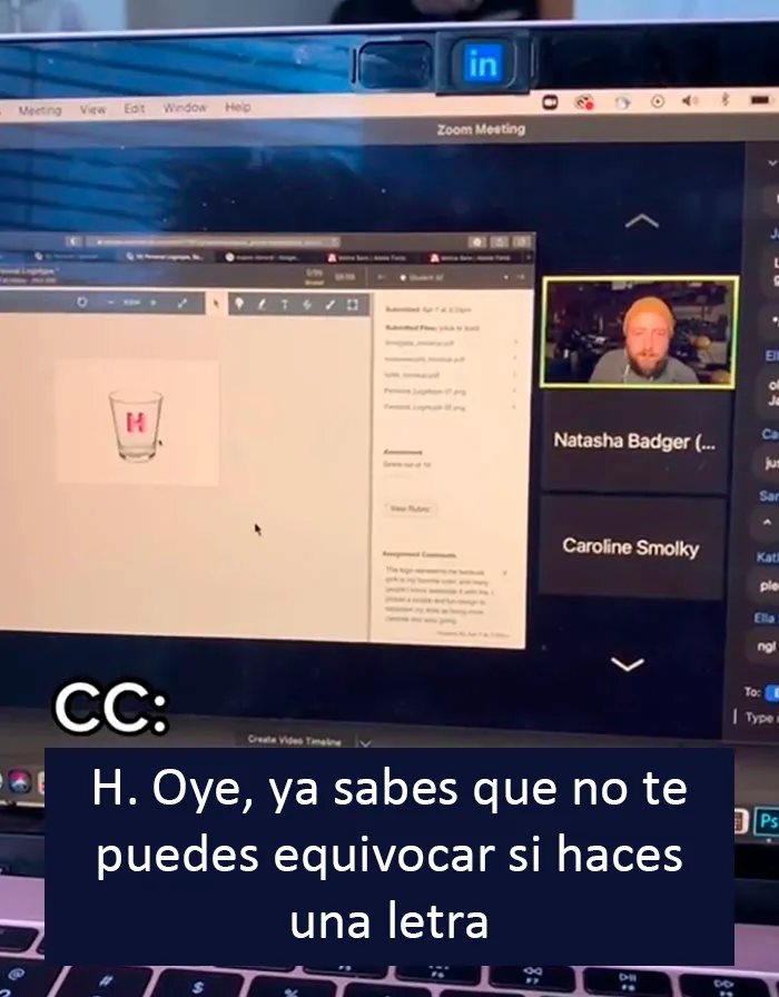 Este profesor de diseño gráfico se hace viral por burlarse con gracia de los trabajos de sus alumnos