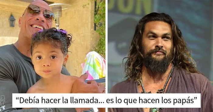 La hija de The Rock quería a Aquaman en su tercer cumpleaños, y el actor Jason Momoa se lo ha concedido