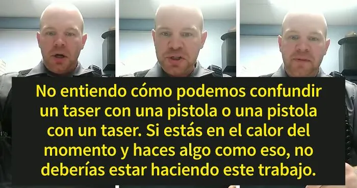 Este policía denuncia a los policías perezosos que pretenden "confundir" pistolas con tasers en este hilo viral