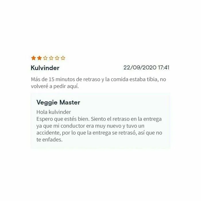 20 Restaurantes que dejaron divertidas respuestas bajo las malas críticas, compartidas en este instagram