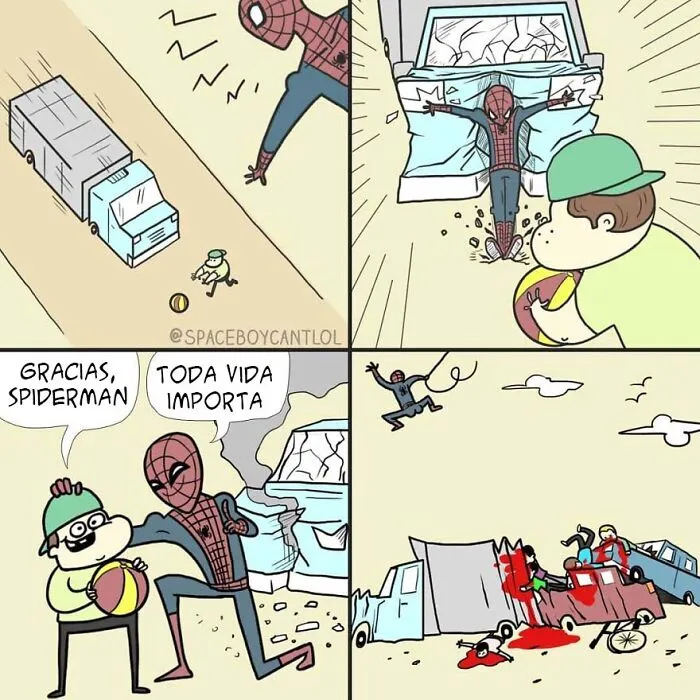 18 Cómics extravagantes y oscuros de inesperado final, por SpaceBoyCantLol