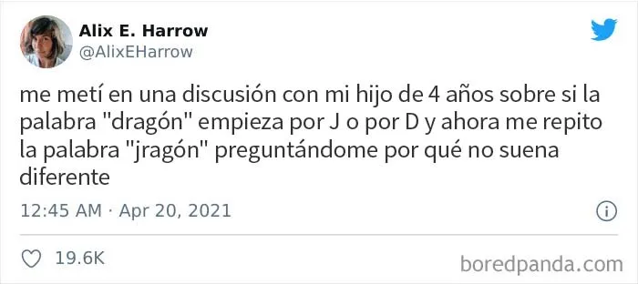20 De los mejores tuits de Abril sobre ser padres