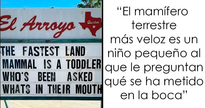 43 Divertidos letreros del legendario restaurante tex-mex "El Arroyo"