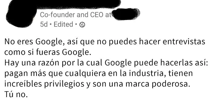 20 Personas hartas de los requisitos y expectativas poco realistas al buscar empleo