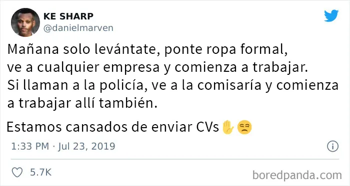 Me cansé