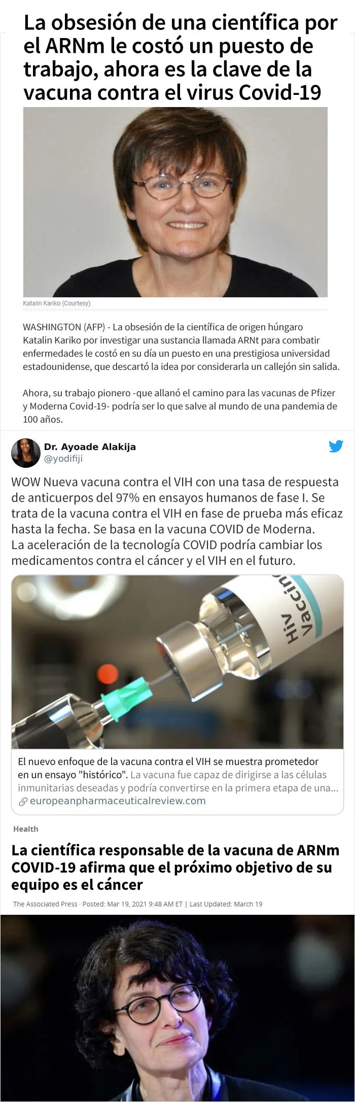 20 Mujeres celebrando sus victorias, grandes o pequeñas, icónicas o irónicas, compartiéndolas en esta página