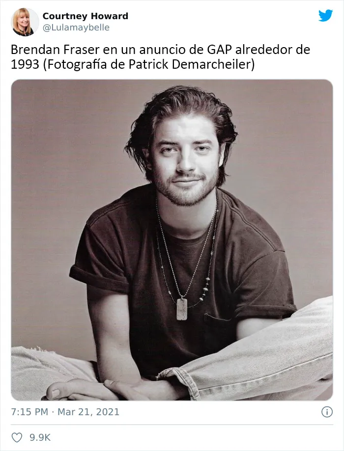 Internet ha vuelto viral a Brendan Fraser simplemente por ser genial, aquí tienes 30 de los mejores tuits