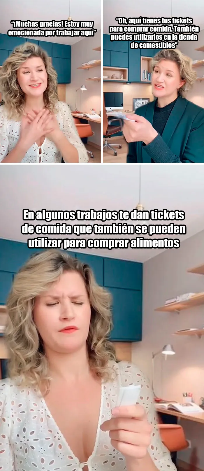 Algunos trabajos dan tickets de comida
