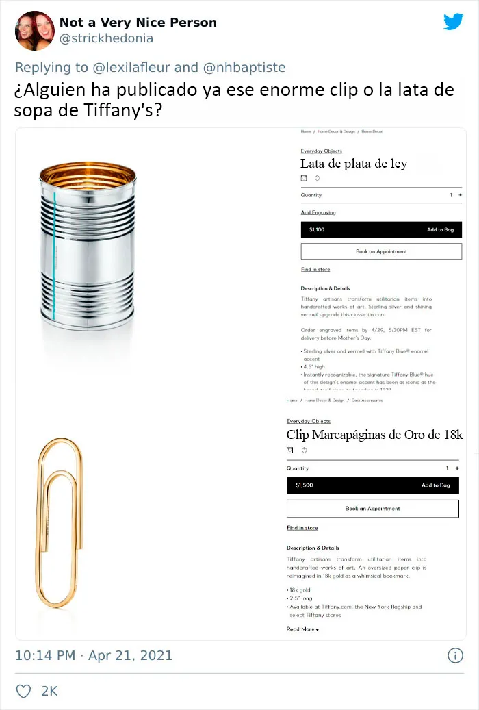 20 Productos ridículos de gama alta que la gente encontró mientras compraba y cada uno es más divertido que el anterior