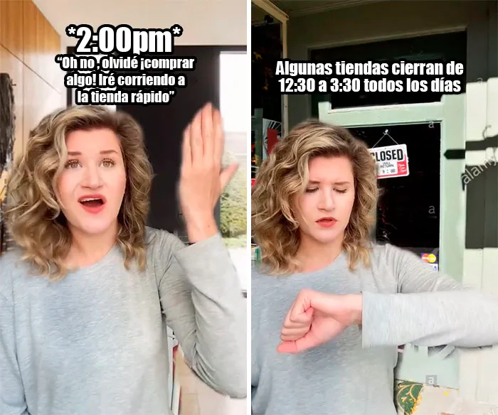 Algunas tiendas cierran de 12:30 a 3:30 todos los días