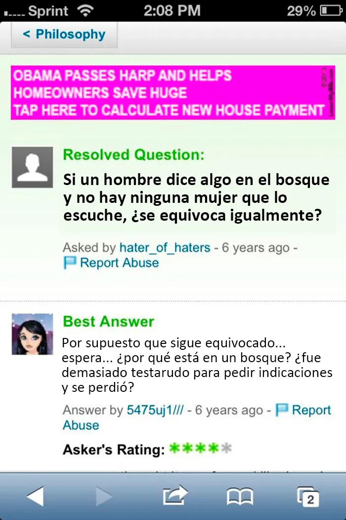 Yahoo Respuestas va a dejar de funcionar, y estas 20 épicas capturas de pantalla nos sirven para recordarlo
