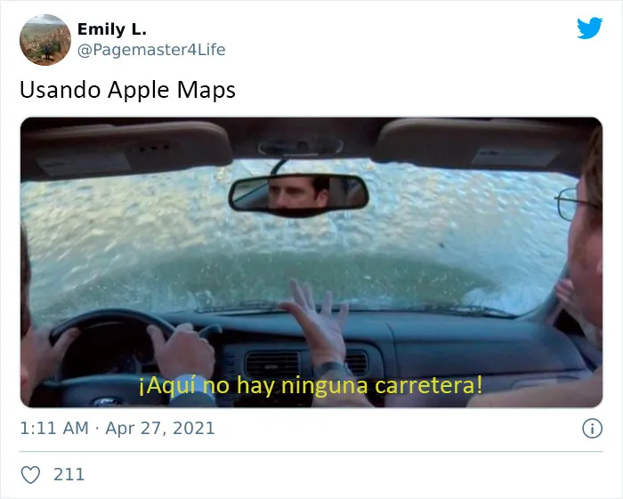 20 Divertidos tuits donde la gente se burla de Apple Maps