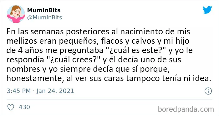 Los 20 tuits más divertidos sobre ser padres de gemelos