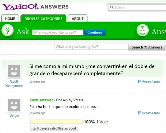 Yahoo Respuestas va a dejar de funcionar, y estas 20 épicas capturas de pantalla nos sirven para recordarlo