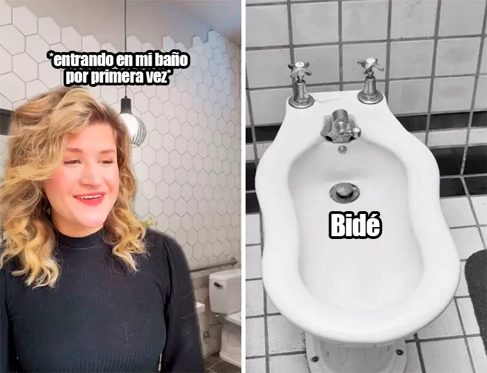 Bidé en el baño