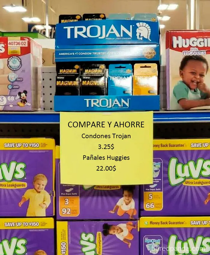 Creo que alguien que trabaja en esta tienda no tiene hijos