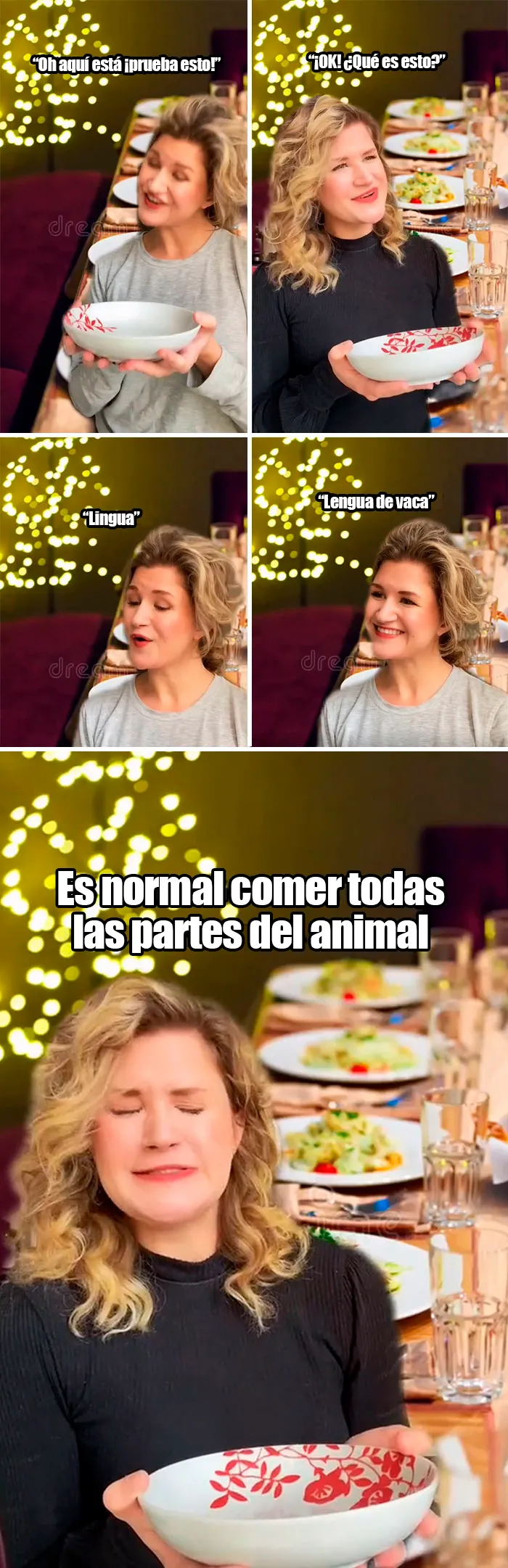 Es normal comer todas las partes del animal